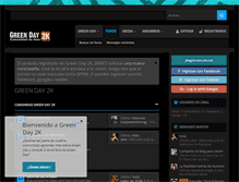 Tablet Screenshot of greenday2k.net